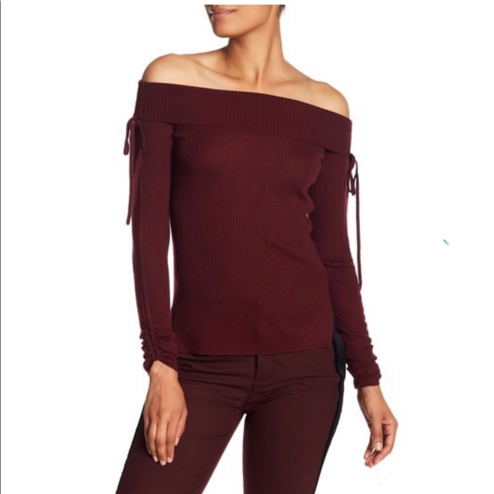 Off-the-Shoulder Sweater